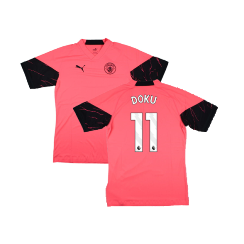 2023-2024 Man City Training Jersey Pro (Sunset Glow) (Doku 11)