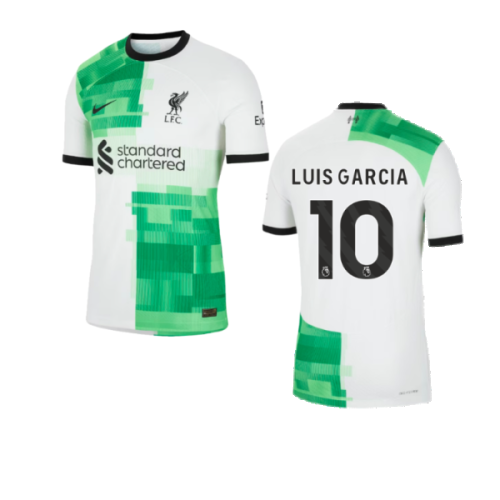 2023-2024 Liverpool Away Authentic Shirt (Luis Garcia 10)