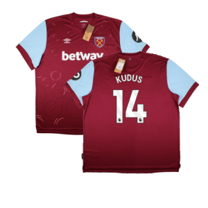 2023-2024 West Ham United Home Shirt (Kudus 14) 2023-2024 West Ham United Home Shirt (Kudus 14)
