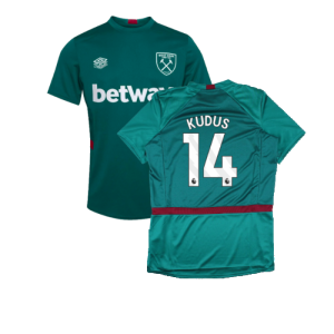 2023-2024 West Ham Training Jersey (Alexanderite) (Kudus 14)