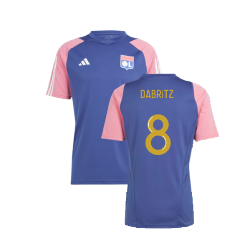 2023-2024 Olympique Lyon Training Jersey (Navy) (Dabritz 8)