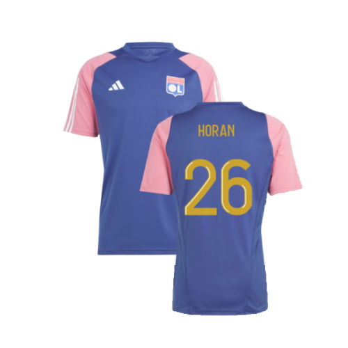 2023-2024 Olympique Lyon Training Jersey (Navy) (Horan 26)