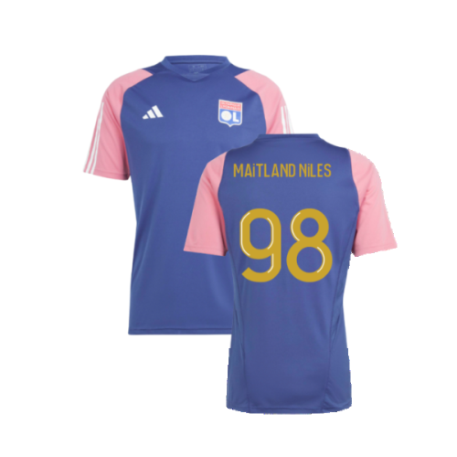 2023-2024 Olympique Lyon Training Jersey (Navy) (Maitland Niles 98)