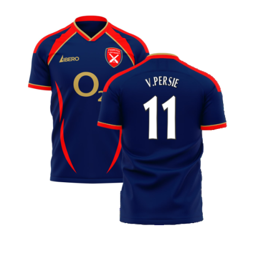 North London Reds 2006 Style Away Concept Shirt (Libero) (V.Persie 11)