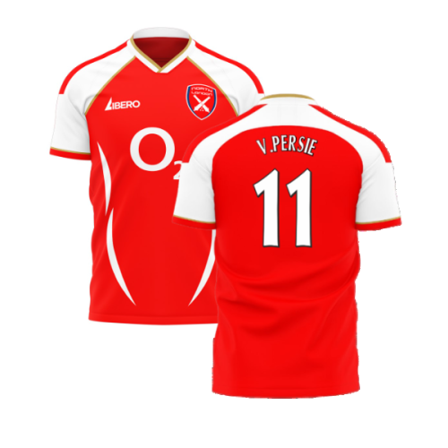 North London Reds 2006 Style Home Concept Shirt (Libero) (V.Persie 11)