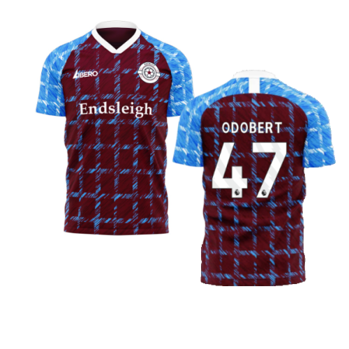 Burnley 2024-2025 Home Concept Football Kit (Libero) (Odobert 47)