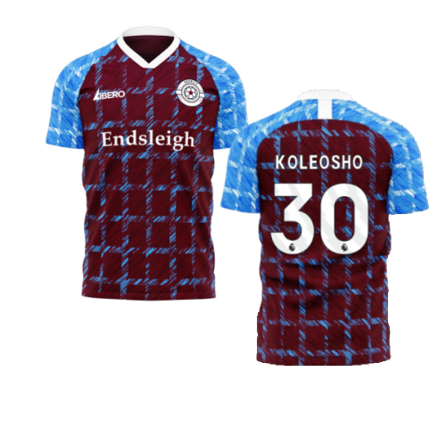 Burnley 2024-2025 Home Concept Football Kit (Libero) (Koleosho 30)