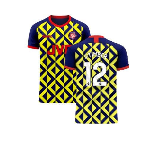 North London Reds 2024-2025 Away Concept Shirt (Libero) (J.Timber 12)