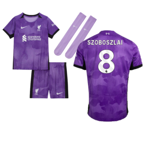 2023-2024 Liverpool Third Mini Kit (Szoboszlai 8)