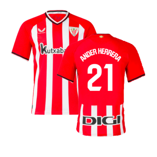 2023-2024 Athletic Bilbao Home Shirt (Kids) (Ander Herrera 21)