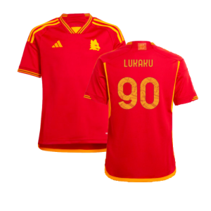 2023-2024 Roma Home Shirt (Kids) (LUKAKU 90)