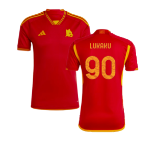 2023-2024 AS Roma Home Shirt (LUKAKU 90)