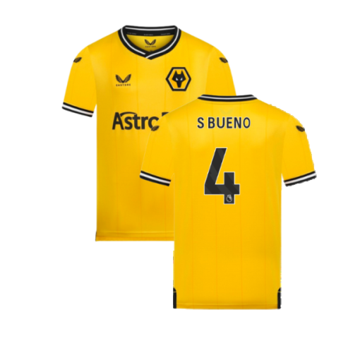 2023-2024 Wolves Home Shirt (Kids) (S Bueno 4)