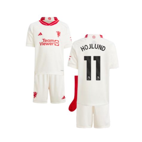 2023-2024 Man Utd Third Mini Kit (Hojlund 11)