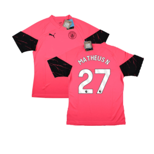 2023-2024 Man City Training Jersey (Sunset Glow) (Matheus N 27)