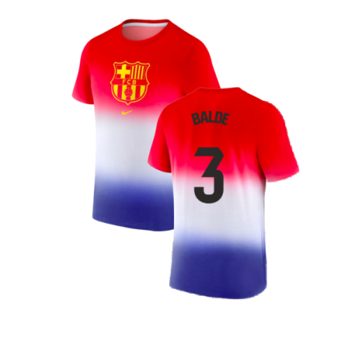 2023-2024 Barcelona Crest Tee (Blue) (Balde 3)