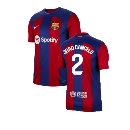 2023-2024 Barcelona Home Shirt (Joao Cancelo 2)