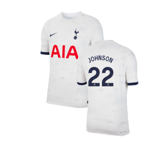 2023-2024 Tottenham Authentic Home Shirt (Johnson 22)