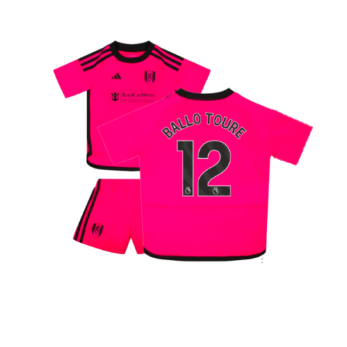 2023-2024 Fulham Away Little Boys Mini Kit (Ballo Toure 12)