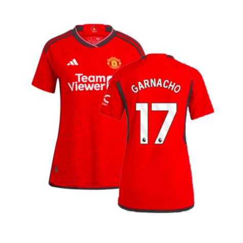 2023-2024 Man Utd Authentic Home Shirt (Ladies) (Garnacho 17)