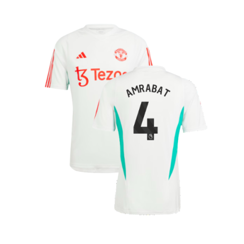 2023-2024 Man Utd Training Jersey (White) (Amrabat 4)