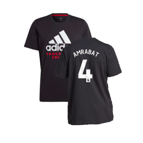 2023-2024 Man Utd DNA Graphic Tee (Black) (Amrabat 4)