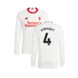 2023-2024 Man Utd Long Sleeve Third Shirt (Amrabat 4)