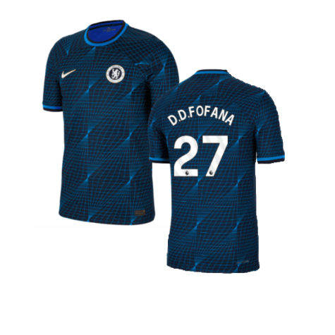 2023-2024 Chelsea Away Shirt (D.D.FOFANA 27)