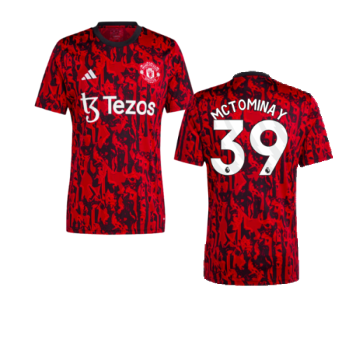 2023-2024 Man Utd Pre-Match Shirt (Red) (McTominay 39)