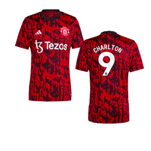 2023-2024 Man Utd Pre-Match Shirt (Red) (Charlton 9)