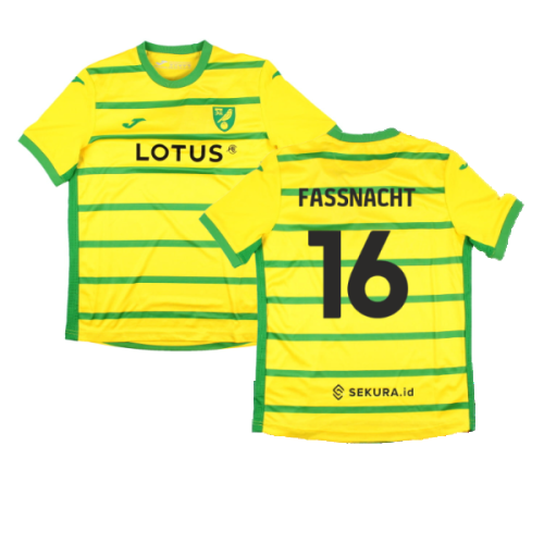 2023-2024 Norwich City Home Shirt (Kids) (Fassnacht 16)