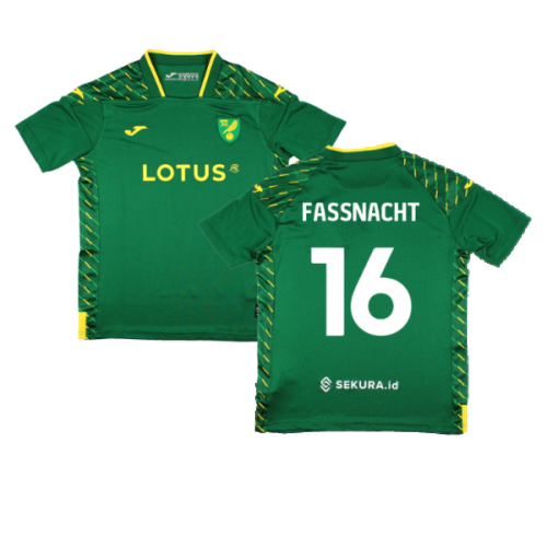 2023-2024 Norwich City Away Shirt (Kids) (Fassnacht 16)