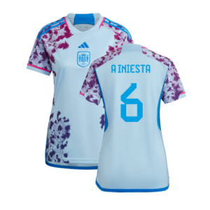 2023-2024 Spain Away Shirt (Ladies) (A Iniesta 6)