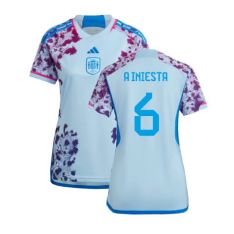 2023-2024 Spain Away Shirt (Ladies) (A Iniesta 6)