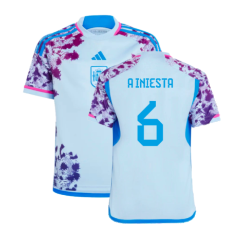 2023-2024 Spain Away Shirt (Kids) (A Iniesta 6)