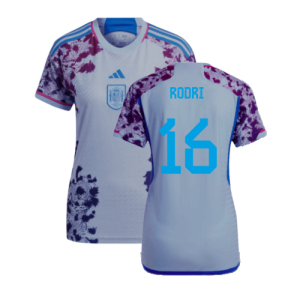 2023-2024 Spain Authentic Away Jersey - Ladies (Rodri 16)