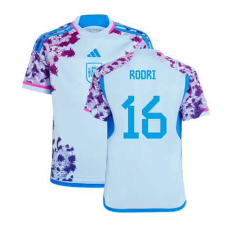 2023-2024 Spain Away Shirt (Kids) (Rodri 16)