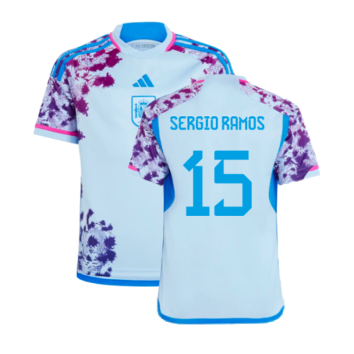 2023-2024 Spain Away Shirt (Kids) (Sergio Ramos 15)