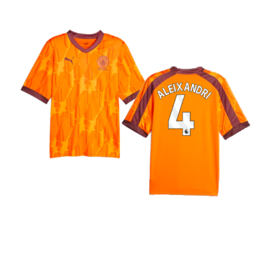 2023-2024 Manchester City eSports Jersey (Orange) (Aleixandri 4)