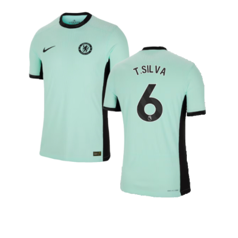 2023-2024 Chelsea Third Authentic Shirt (T.SILVA 6)