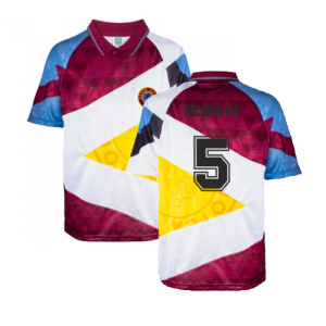 Aston Villa 1990 Mash Up Retro Football Shirt (McGrath 5)