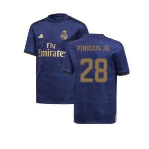 2019-2020 Real Madrid Away Youth Kit (Night Indigo) (VINICIUS JR. 28)