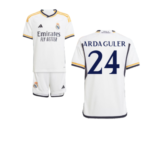 2023-2024 Real Madrid Home Youth Kit (Arda Guler 24)