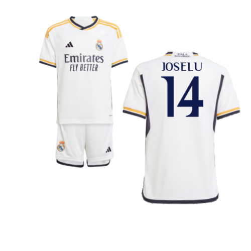 2023-2024 Real Madrid Home Youth Kit (Joselu 14)