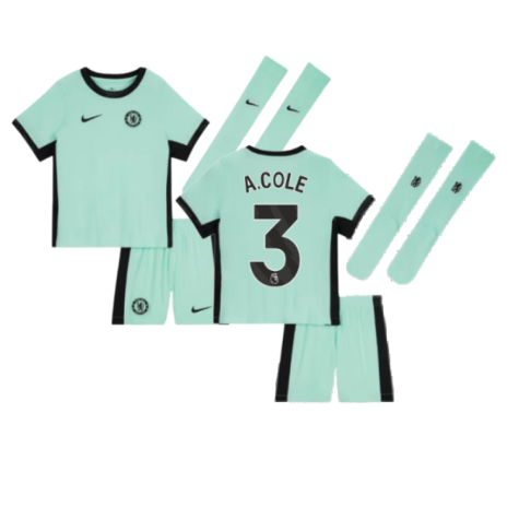 2023-2024 Chelsea Little Boys Third Mini Kit (A.COLE 3)