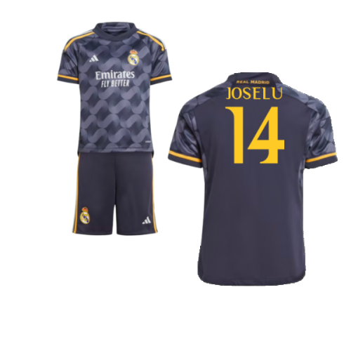 2023-2024 Real Madrid Away Mini Kit (Joselu 14)