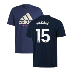 2023-2024 Arsenal DNA Graphic Tee (Navy) (McCabe 15)