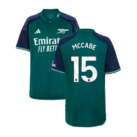 2023-2024 Arsenal Third Shirt (Kids) (McCabe 15)