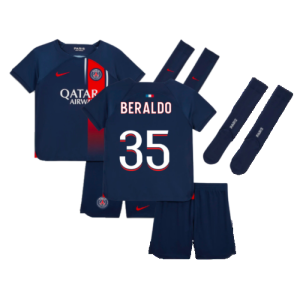 2023-2024 PSG Home Mini-Kit (Beraldo 35)