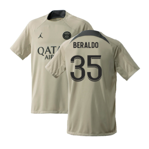 2023-2024 PSG Training Shirt (Stone) (Beraldo 35)